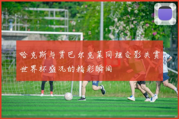 哈克斯与贾巴尔克莱同框合影共赏世界杯盛况的精彩瞬间